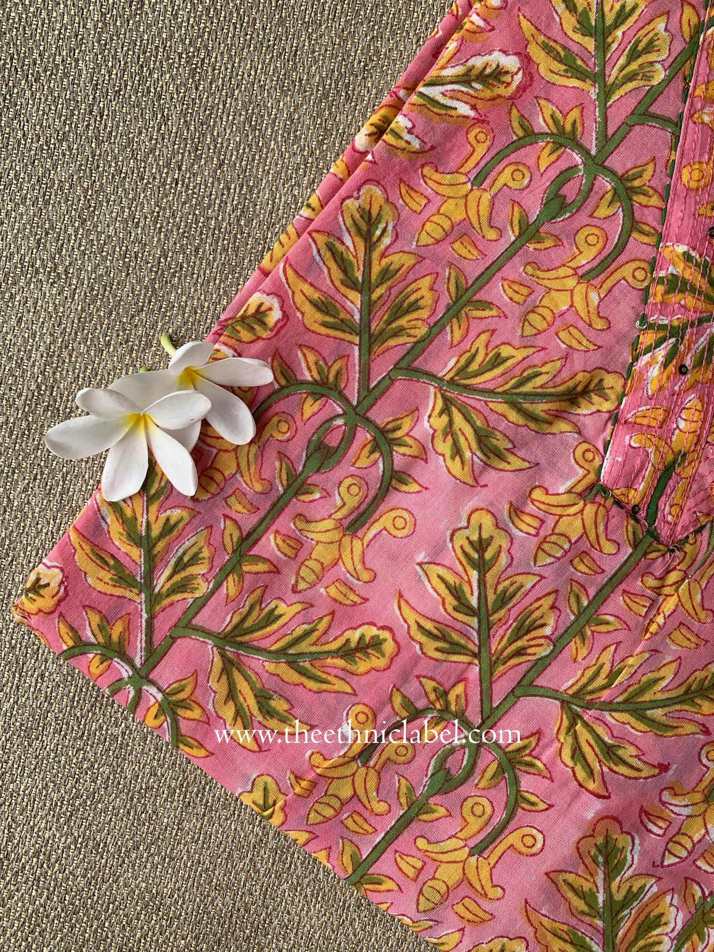 "Sheena" Block Printed Cotton kurta