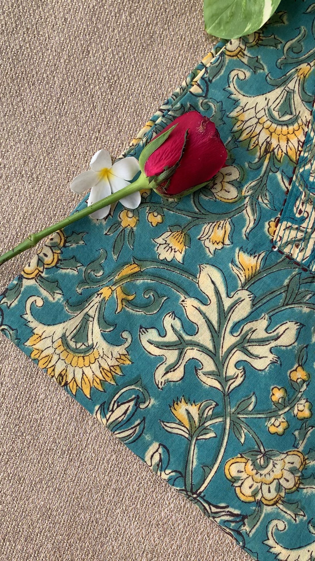 "Maahi" Block Printed Cotton kurta